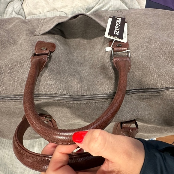 🆕 Convertible carry on Garment Bag - 2 in 1 Hanging Suitcase, unisex, gray - Picture 11 of 13